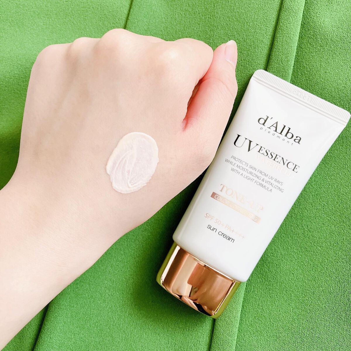 ウォータフルトーンアップサンクリーム/ダルバ/日焼け止めクリームを使ったクチコミ(4枚目)