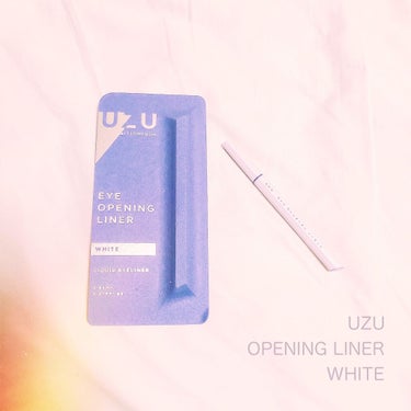 EYE OPENING LINER/UZU BY FLOWFUSHI/リキッドアイライナーを使ったクチコミ（1枚目）