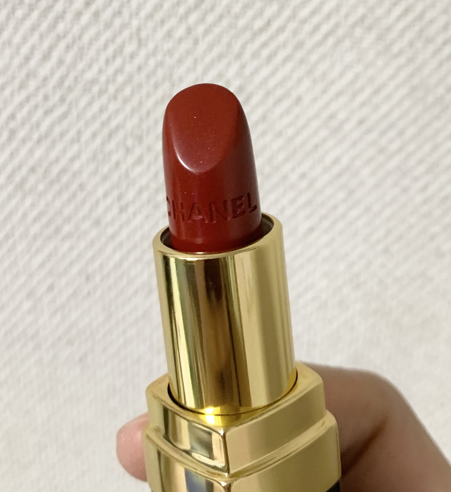 CHANEL ルージュ ココのクチコミ「CHANEL　ルージュ ココ　444ガブリエルです

いつか絶対買いたいと思ってたCHANEL.....」（3枚目）