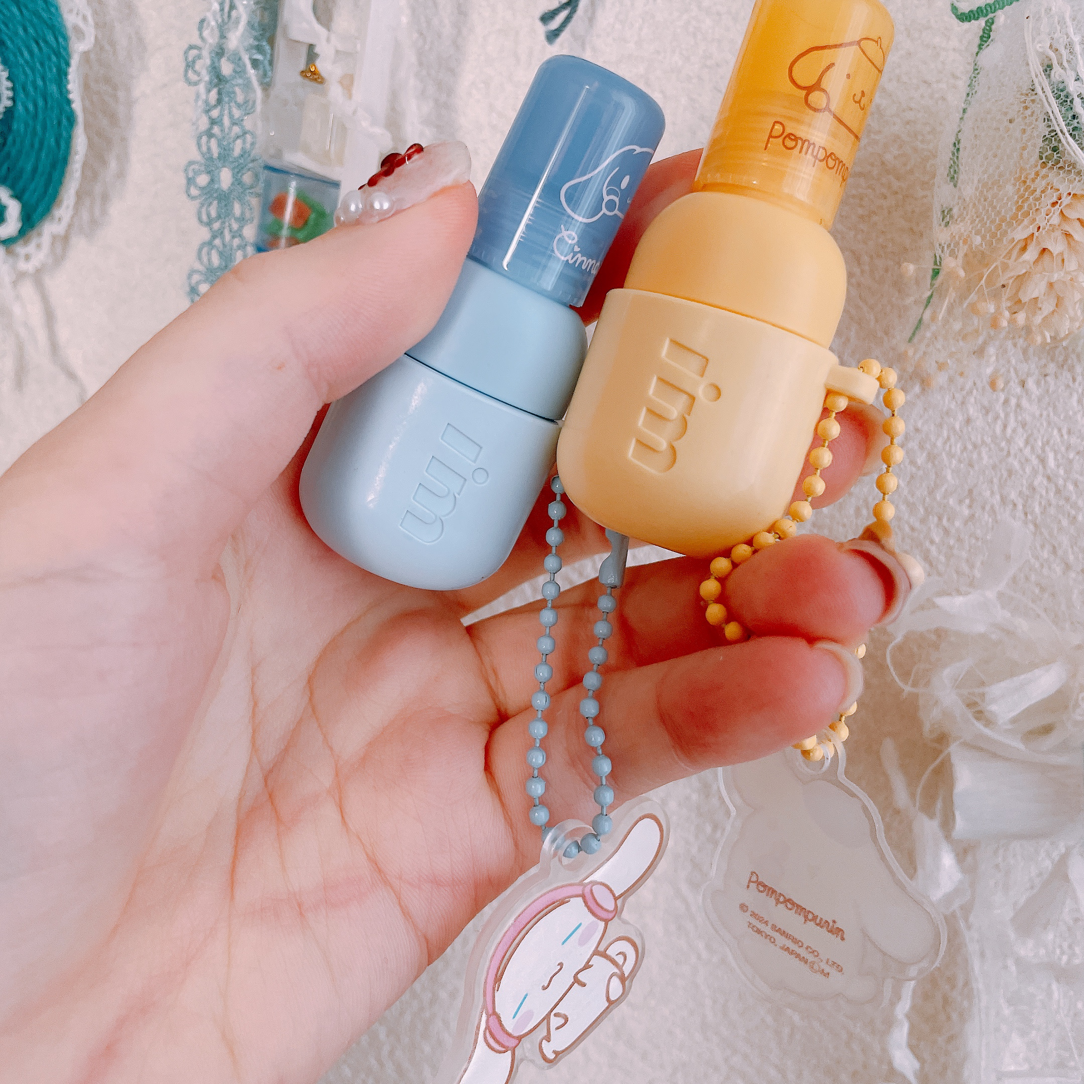 カラーキーリングリップオイル/i’m meme/リップグロスを使ったクチコミ（2枚目）