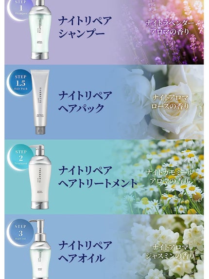 ナイトリペア シャンプー/ヘアトリートメント/THERATIS/シャンプー・コンディショナーを使ったクチコミ(3枚目)