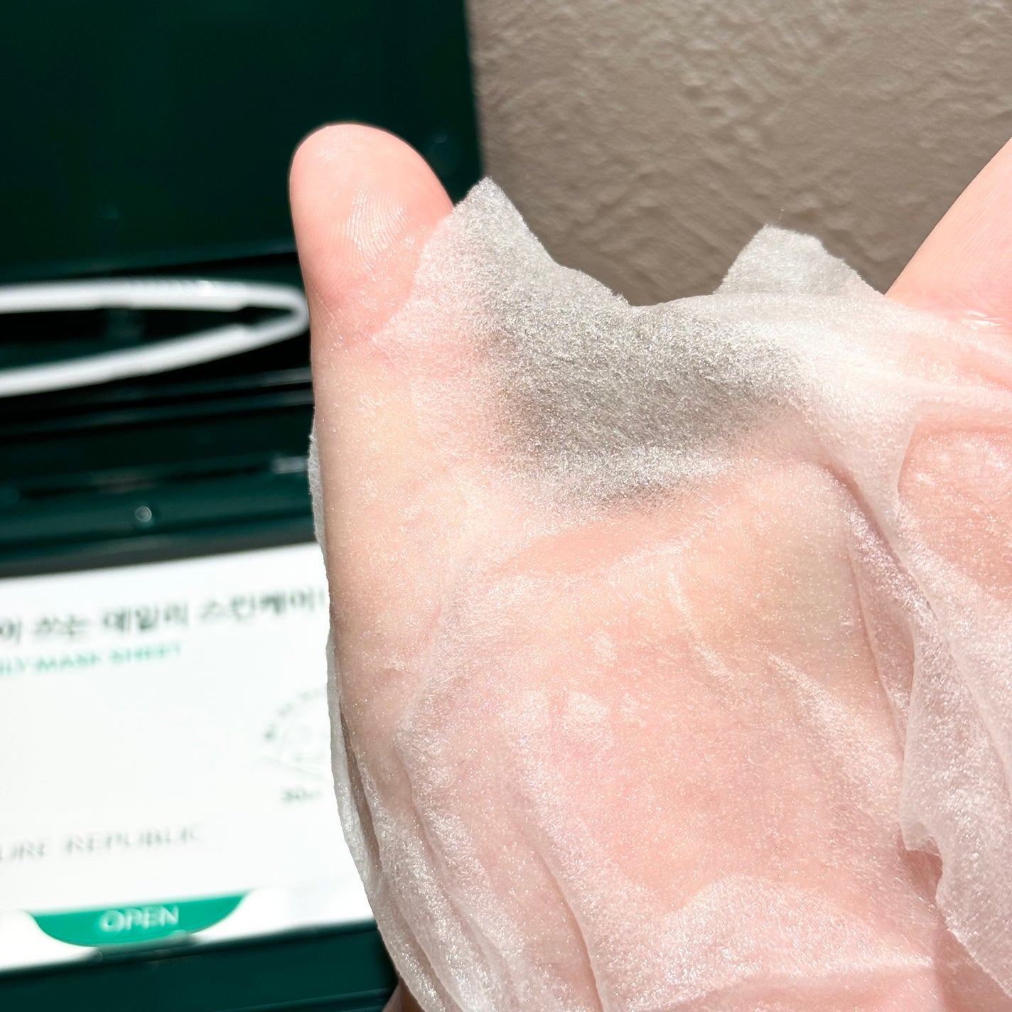 グリーンダーマCICA デイリーシートマスク/ネイチャーリパブリック/シートマスク・パックを使ったクチコミ(3枚目)