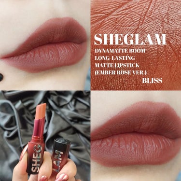 SHEGLAM Ember Rose Collection リップスティックのクチコミ「⁡⁡
⁡
⁡⁡SHEGLAM
⁡⁡
⁡▷DYNAMATTE BOOM LONG-LASTING.....」（1枚目）