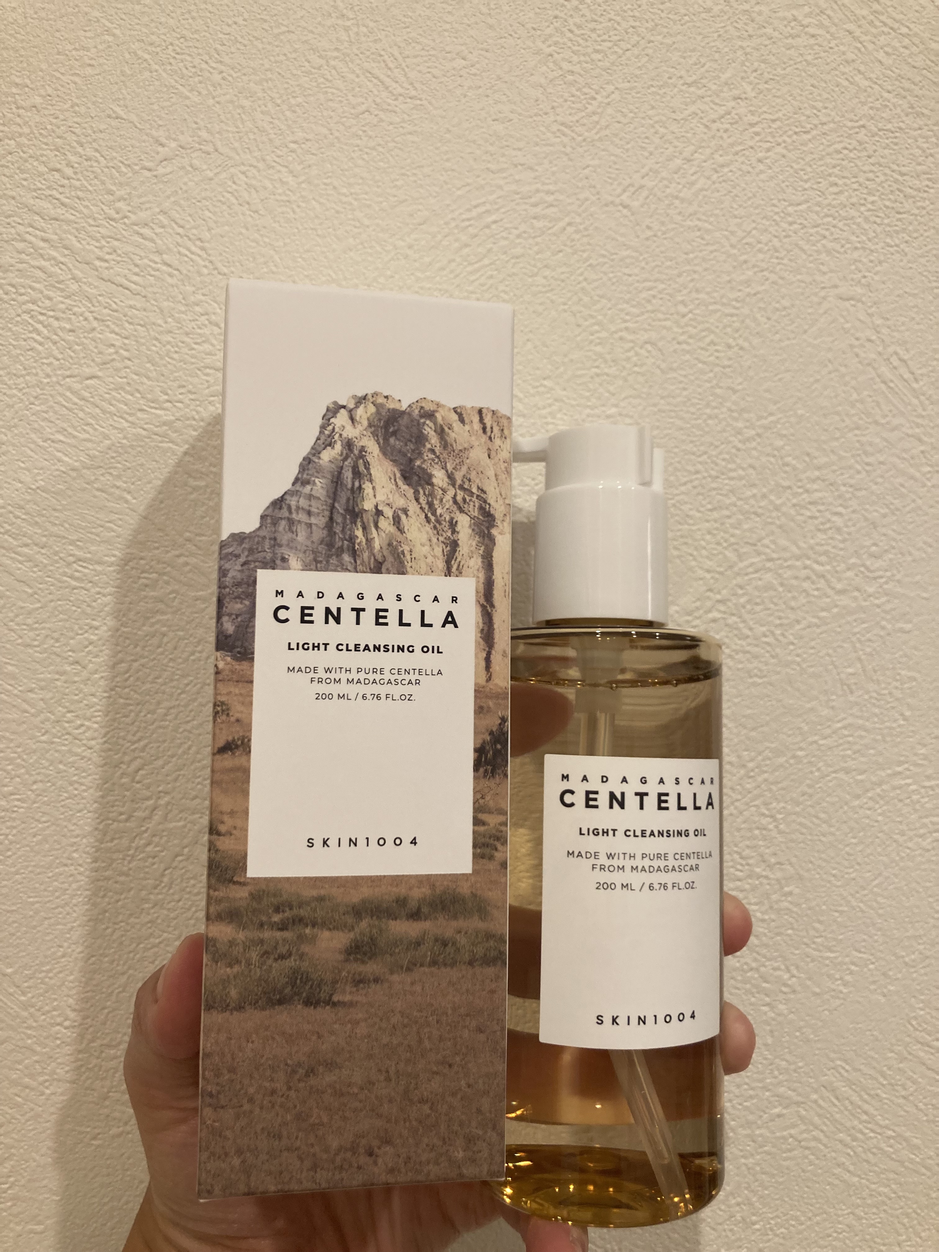 センテラ ライトクレンジングオイル/SKIN1004/オイルクレンジングを使ったクチコミ（1枚目）
