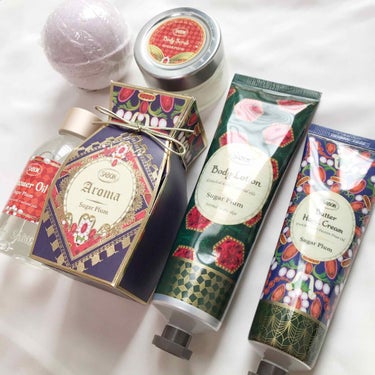 SABON ホリデーギフト シュガー・プラムのクチコミ「・
#sabon 
#サボン 
#ホリデーギフト 

去年に引き続き、
サボンの#クリ.....」（2枚目）