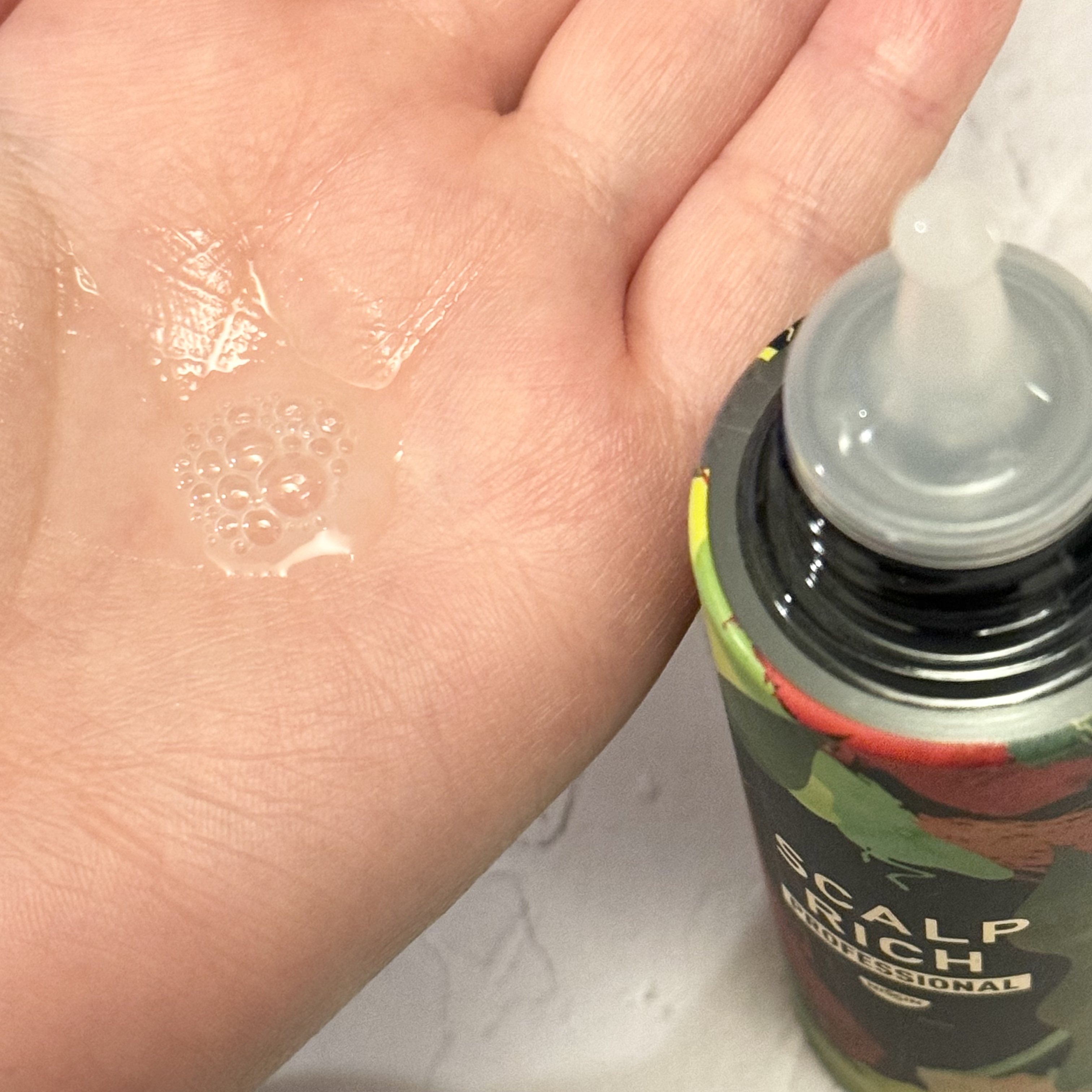 スカルプリッチ プロフェッショナル/日清食品/頭皮ローションを使ったクチコミ（3枚目）