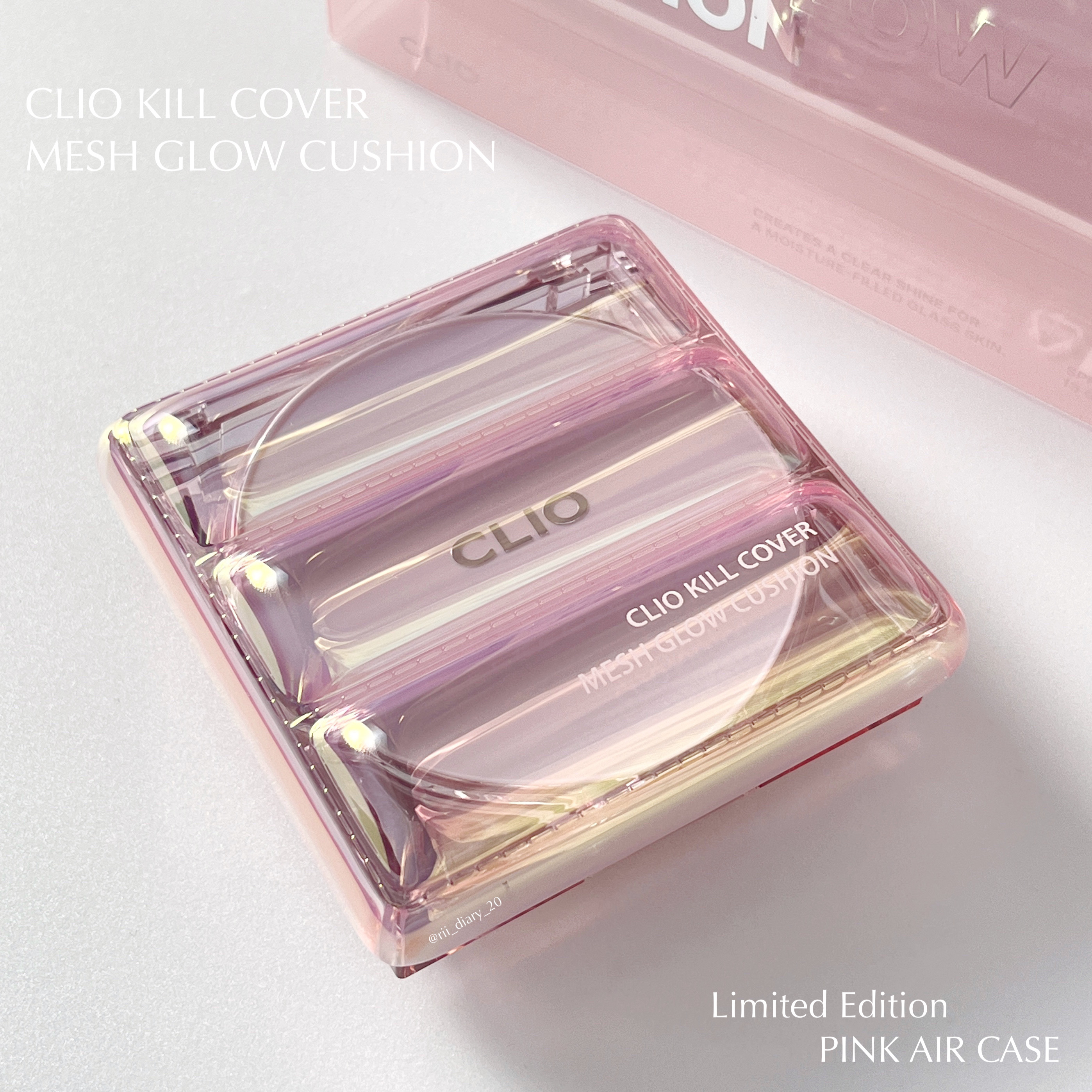 キル カバー メッシュ グロウ クッション/CLIO/クッションファンデーションを使ったクチコミ（1枚目）