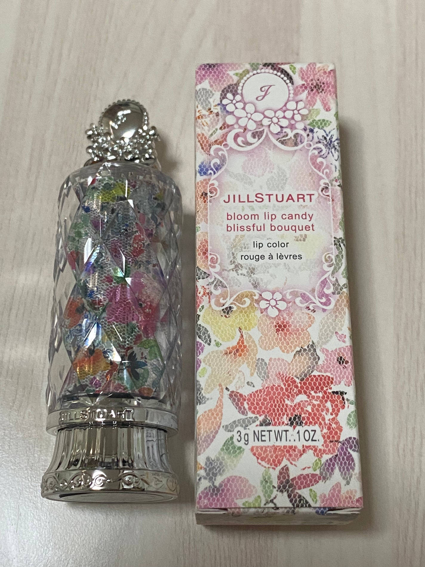 ブルーム リップ キャンディ ブリスフルブーケ/JILL STUART/口紅を使ったクチコミ(2枚目)