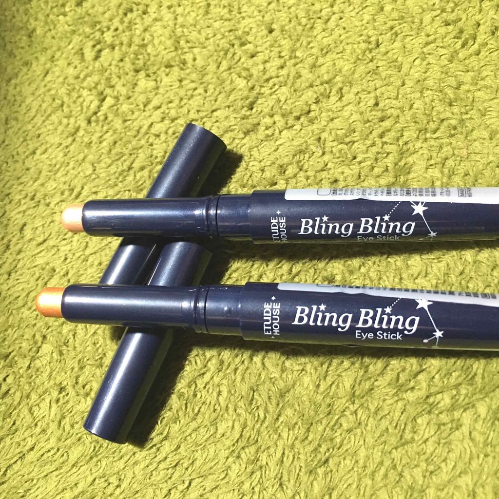 キラキラ アイシャドウ/ETUDE/スティックアイシャドウを使ったクチコミ（1枚目）