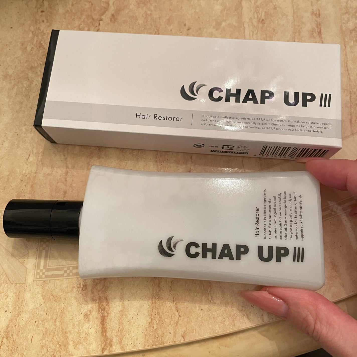 チャップアップ育毛ローション/CHAP UP(チャップアップ)/頭皮ローションを使ったクチコミ(1枚目)