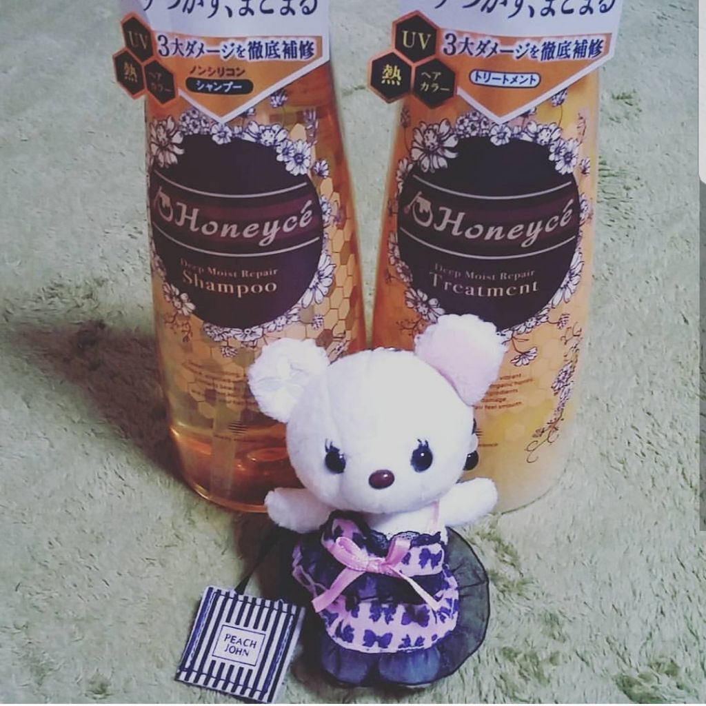 ディープモイストリペア シャンプー／トリートメント/ハニーチェ/市販シャンプーを使ったクチコミ（1枚目）