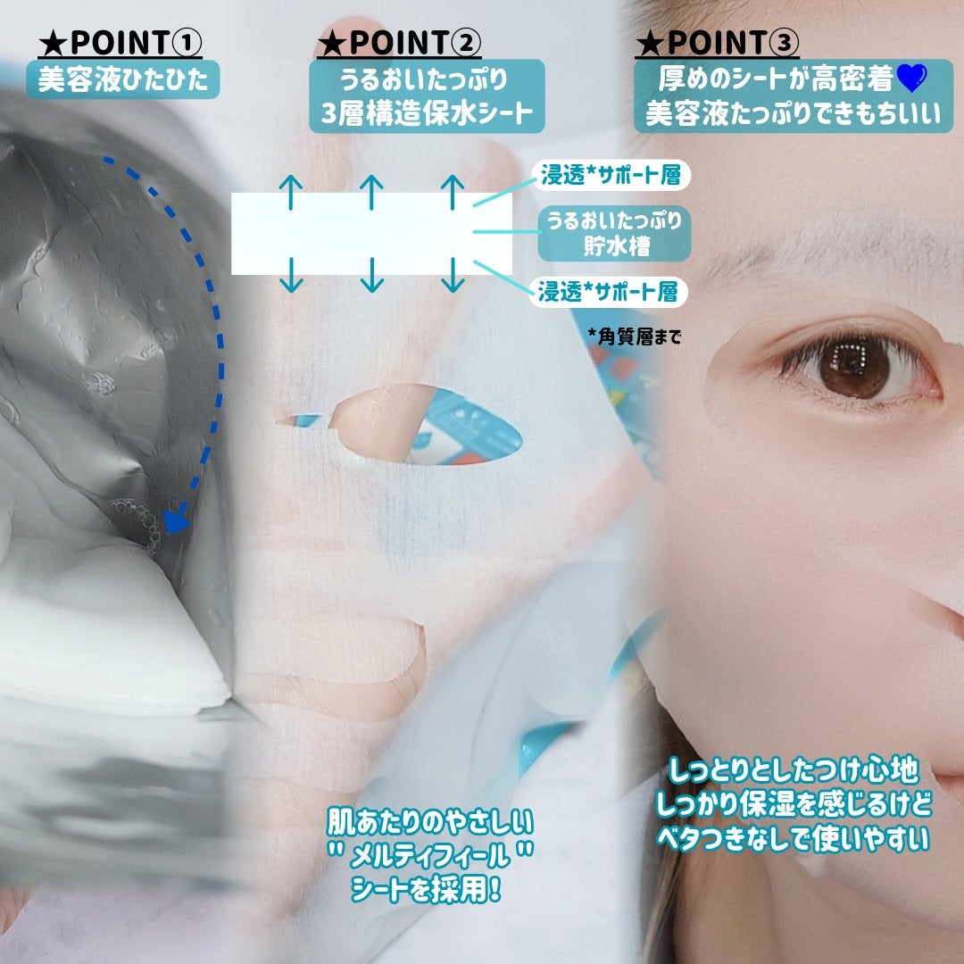 ルルルン ハイドラ AZ マスク/ルルルン/シートマスク・パックを使ったクチコミ(3枚目)