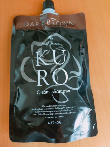 KUROクリームシャンプー/VALANROSE/市販シャンプーを使ったクチコミ(1枚目)
