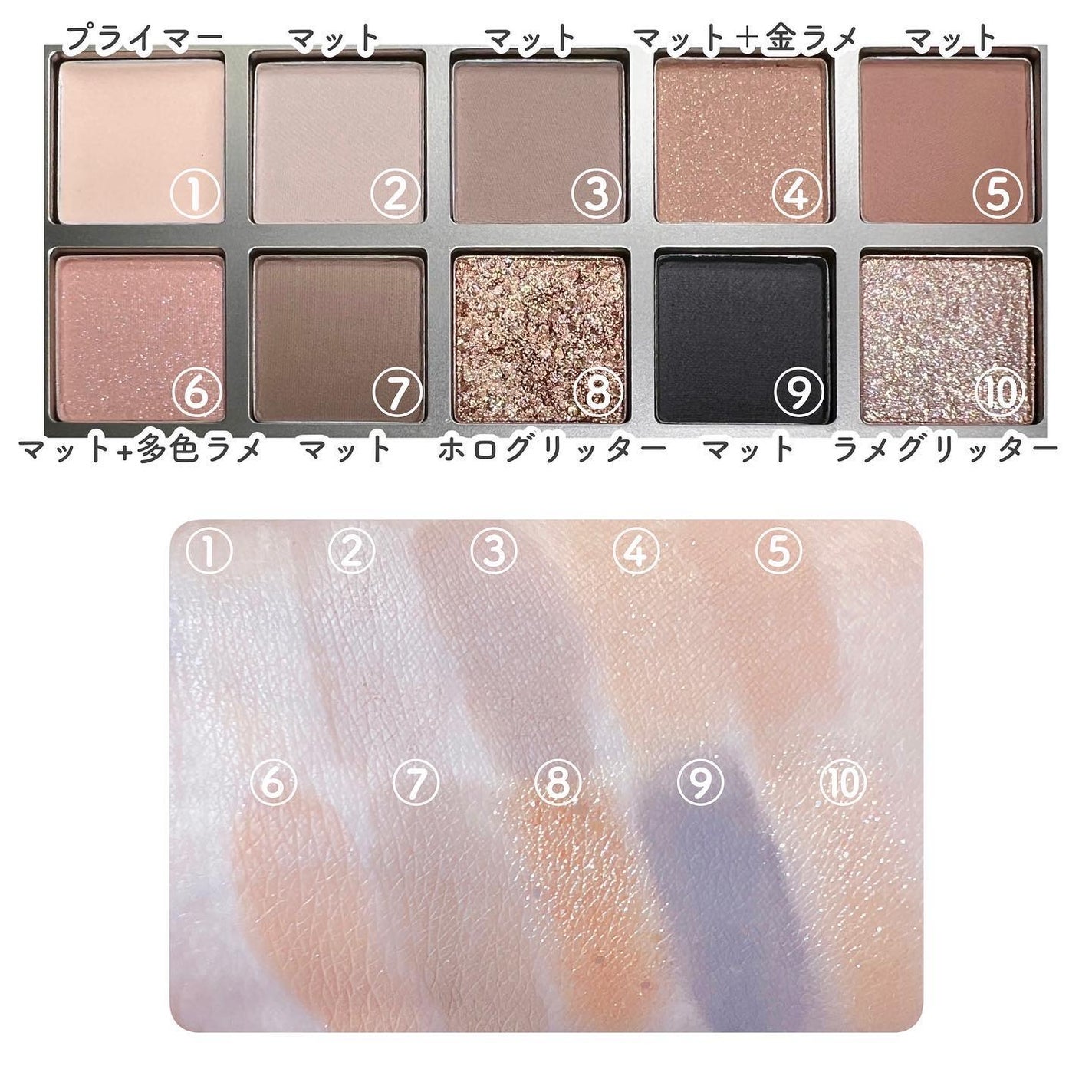 ニューデップスアイシャドウパレット/hince/アイシャドウパレットを使ったクチコミ(5枚目)