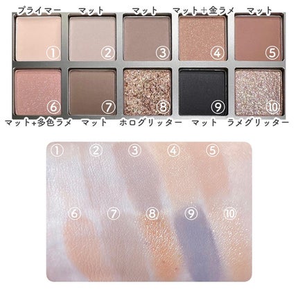 ニューデップスアイシャドウパレット/hince/アイシャドウパレットを使ったクチコミ(5枚目)