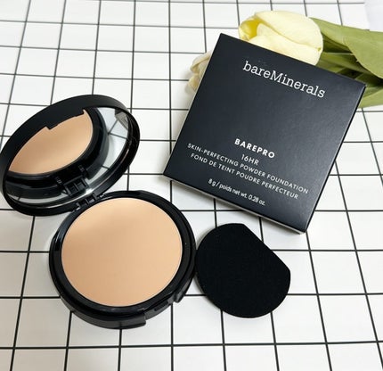 ベアプロ 16HR パウダー ファンデーション/bareMinerals/パウダーファンデーションを使ったクチコミ(1枚目)