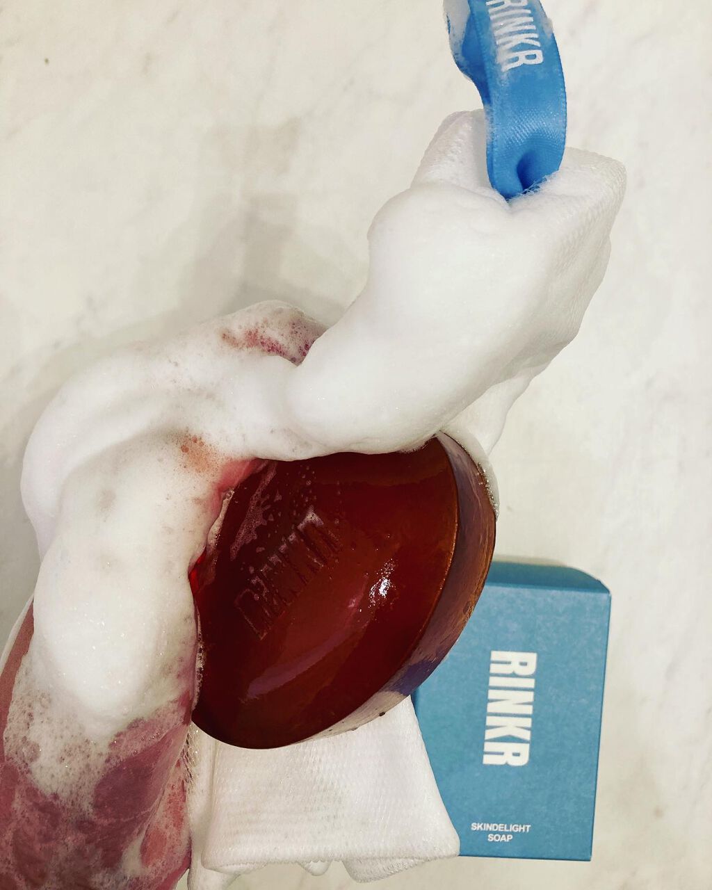 スキンディライトソープ/RINKR/洗顔石鹸を使ったクチコミ(4枚目)