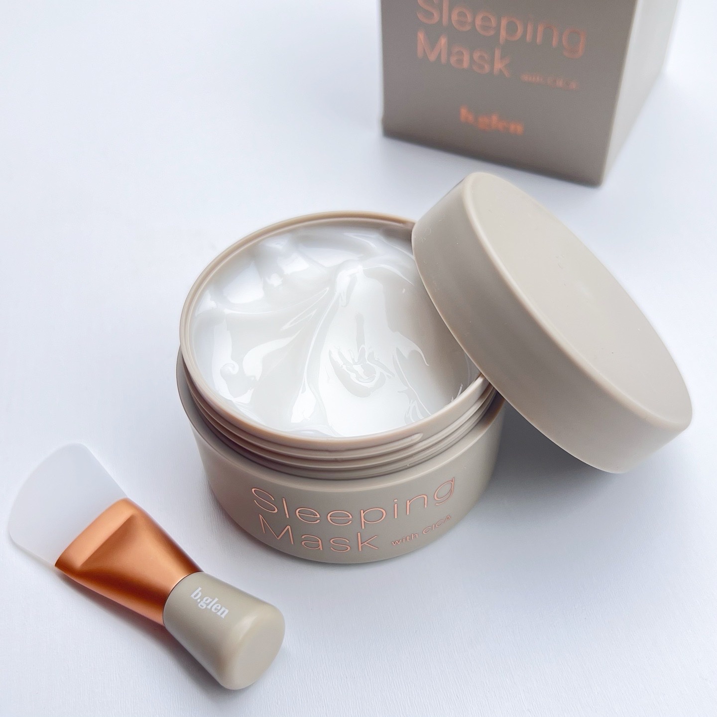 スリーピングマスク with CICA/b.glen/フェイスクリームを使ったクチコミ（2枚目）