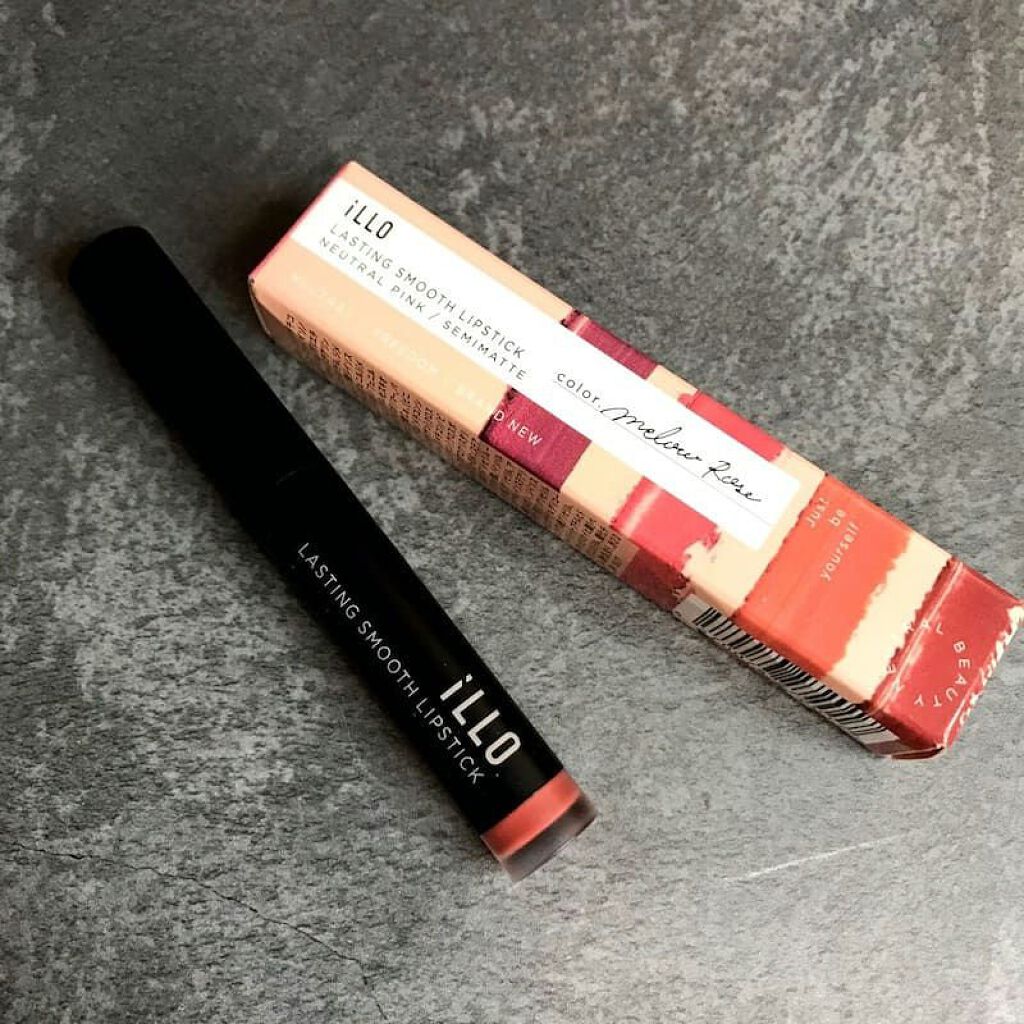 LASTING SMOOTH LIPSTICK(ラスティングスムースリップスティック)/iLLO/口紅を使ったクチコミ（1枚目）