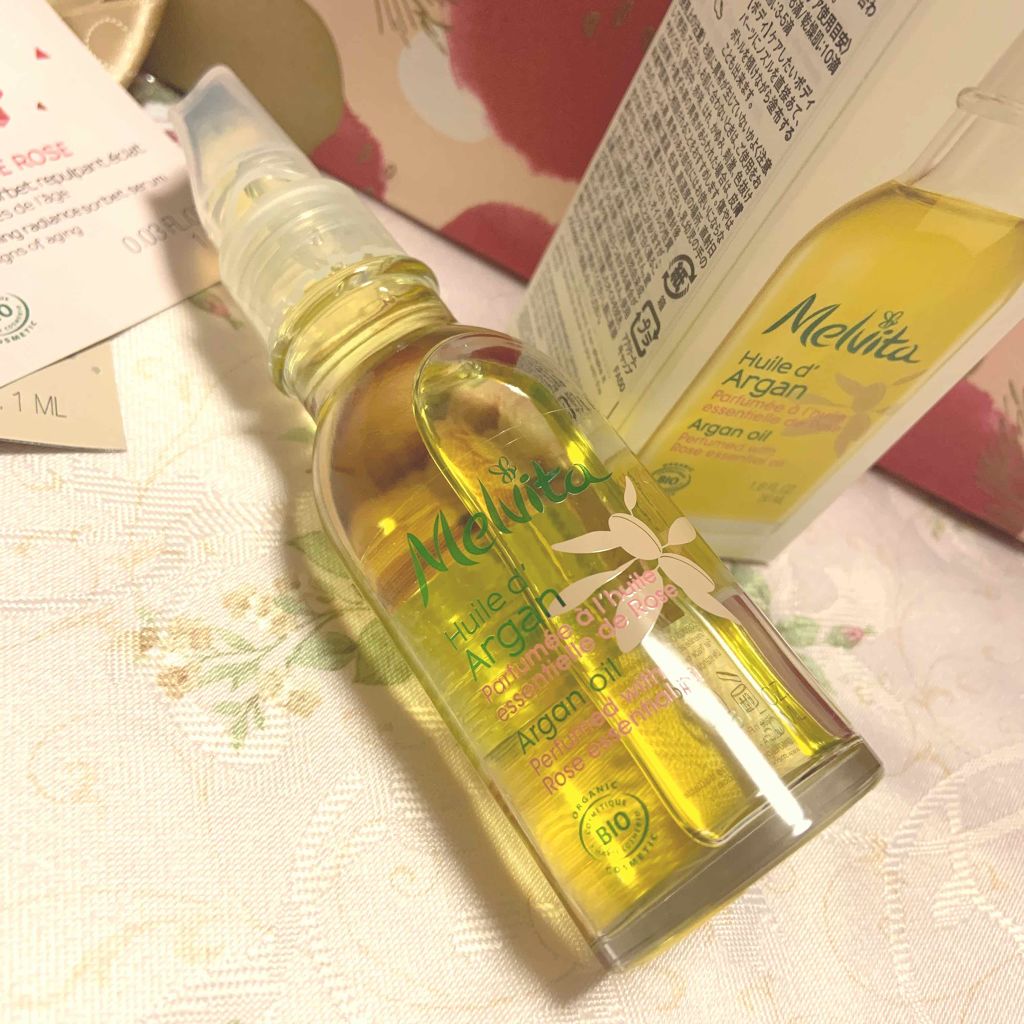 ビオオイル アルガンオイル ローズ/Melvita/ブースター・導入液を使ったクチコミ（2枚目）