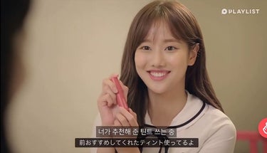 ビビッドコットン インクティント/innisfree/口紅を使ったクチコミ（2枚目）