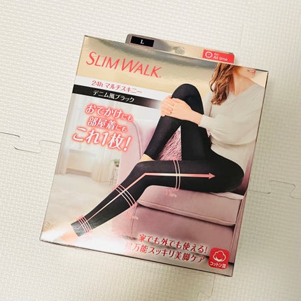 スリムウォーク 24h マルチスキニー デニム風/SLIMWALK/着圧ソックス・レギンスを使ったクチコミ(1枚目)