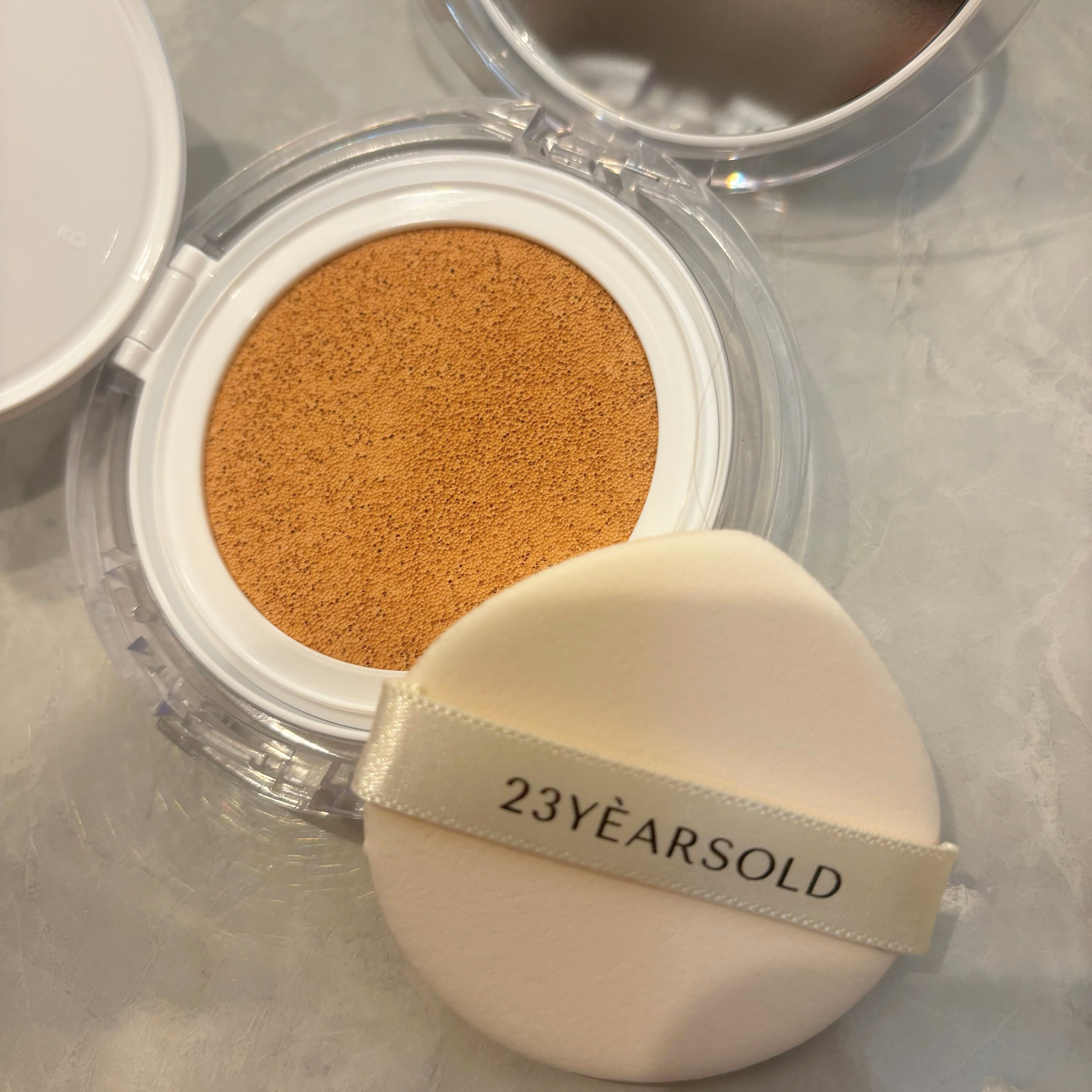 ハートリーフシーンカバークッション/23years old/クッションファンデーションを使ったクチコミ（2枚目）