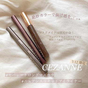 ニュアンスリキッドアイライナー/CEZANNE/リキッドアイライナーを使ったクチコミ（1枚目）