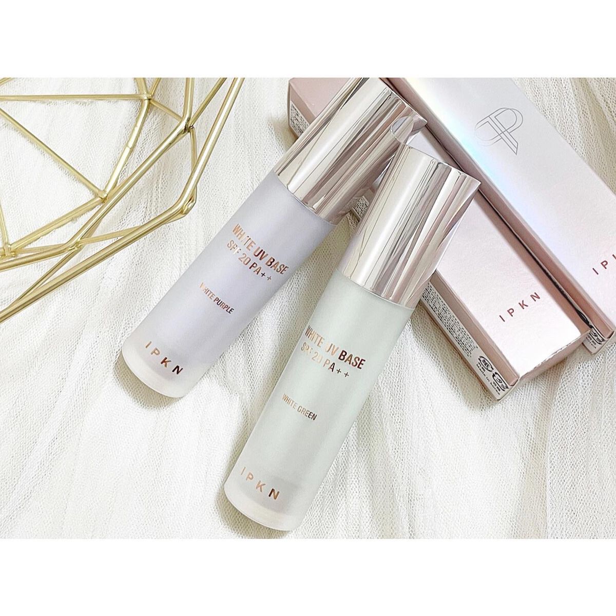 ホワイト ユーブイベース #2.WHITE PURPLE/IPKN/化粧下地を使ったクチコミ（1枚目）