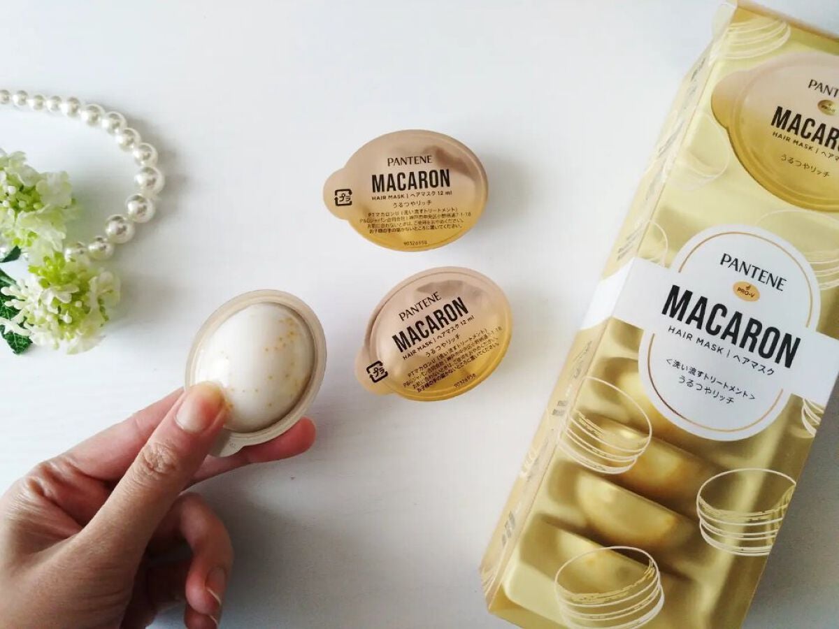 パンテーンマカロン ヘアマスク うるつやリッチ/パンテーン/ヘアマスク・ヘアパックを使ったクチコミ(1枚目)