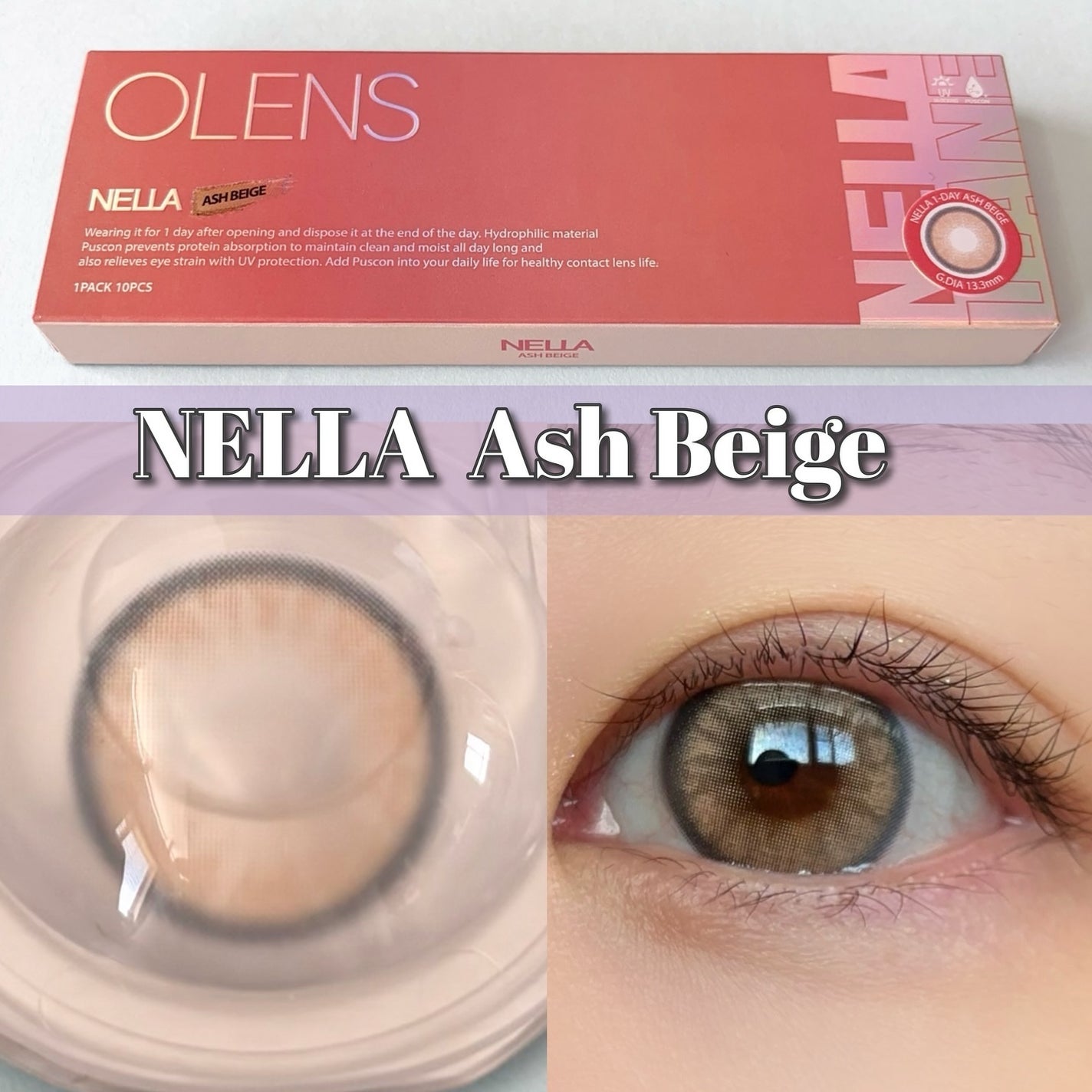 ロシアンスモーキー/OLENS/カラーコンタクトレンズを使ったクチコミ(5枚目)