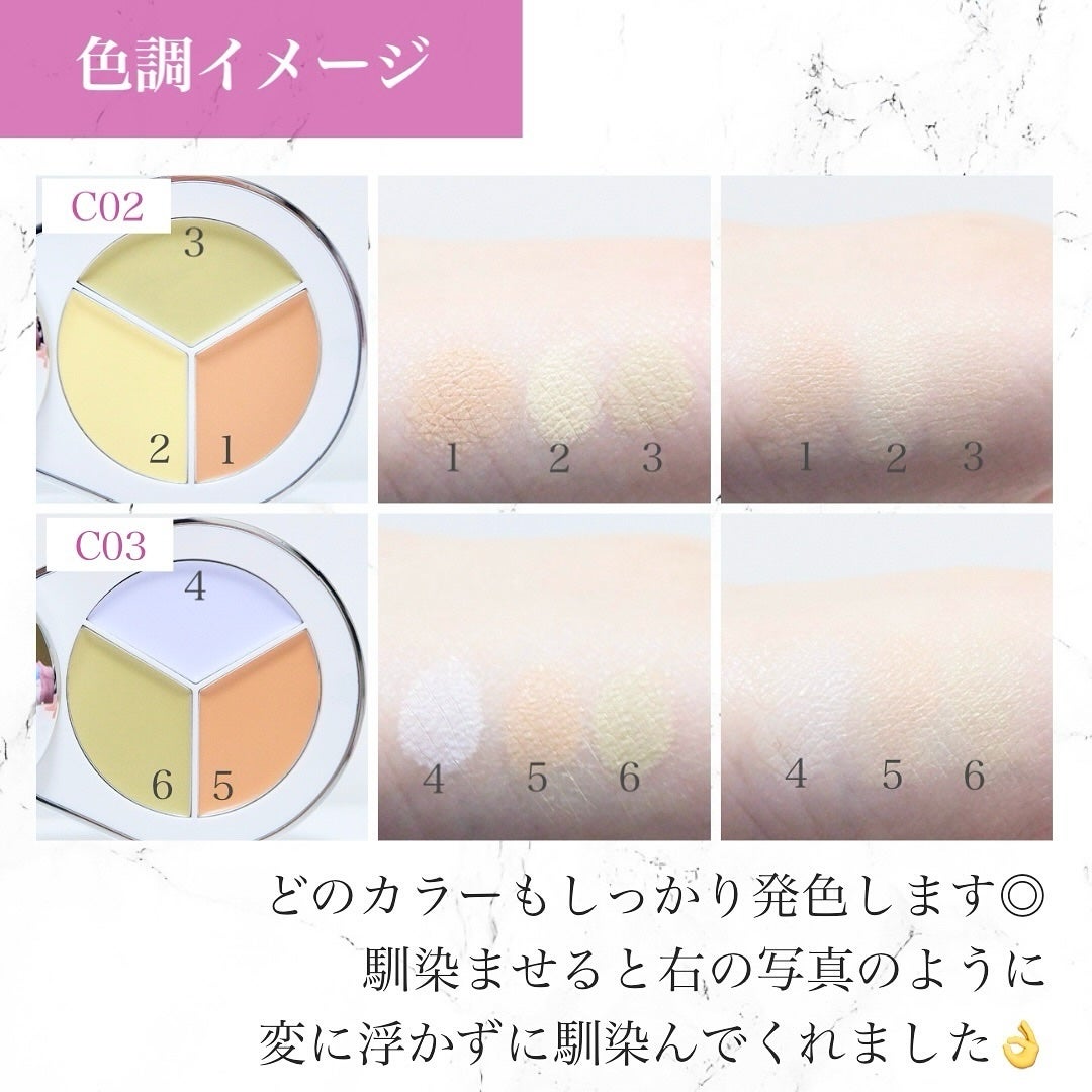 パーフェクトカバー コンシーラーパレット/Dear.A/パレットコンシーラーを使ったクチコミ(4枚目)