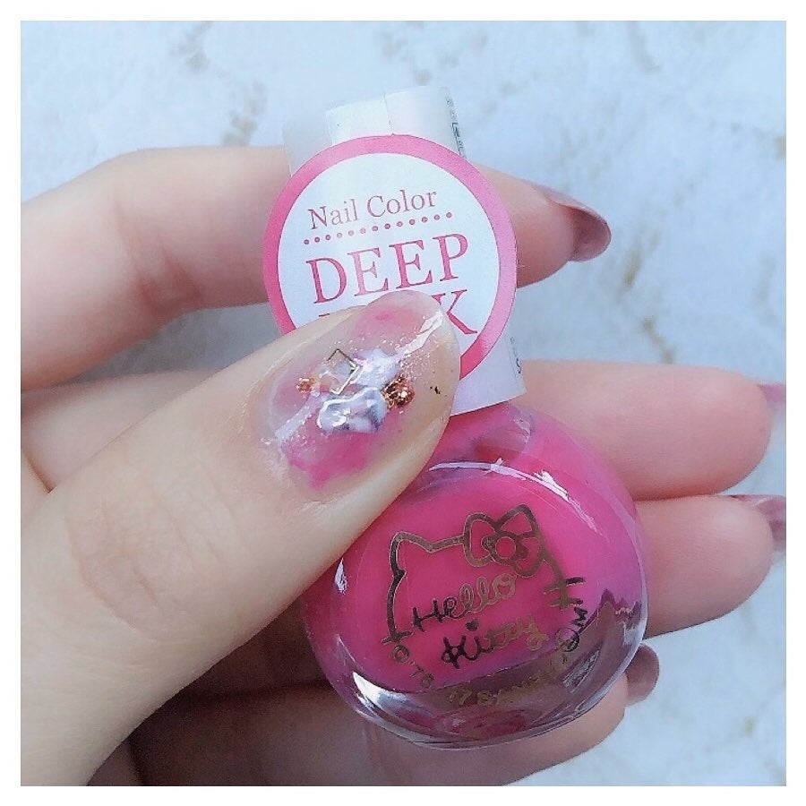 サンリオネイル/DAISO/マニキュアを使ったクチコミ(5枚目)