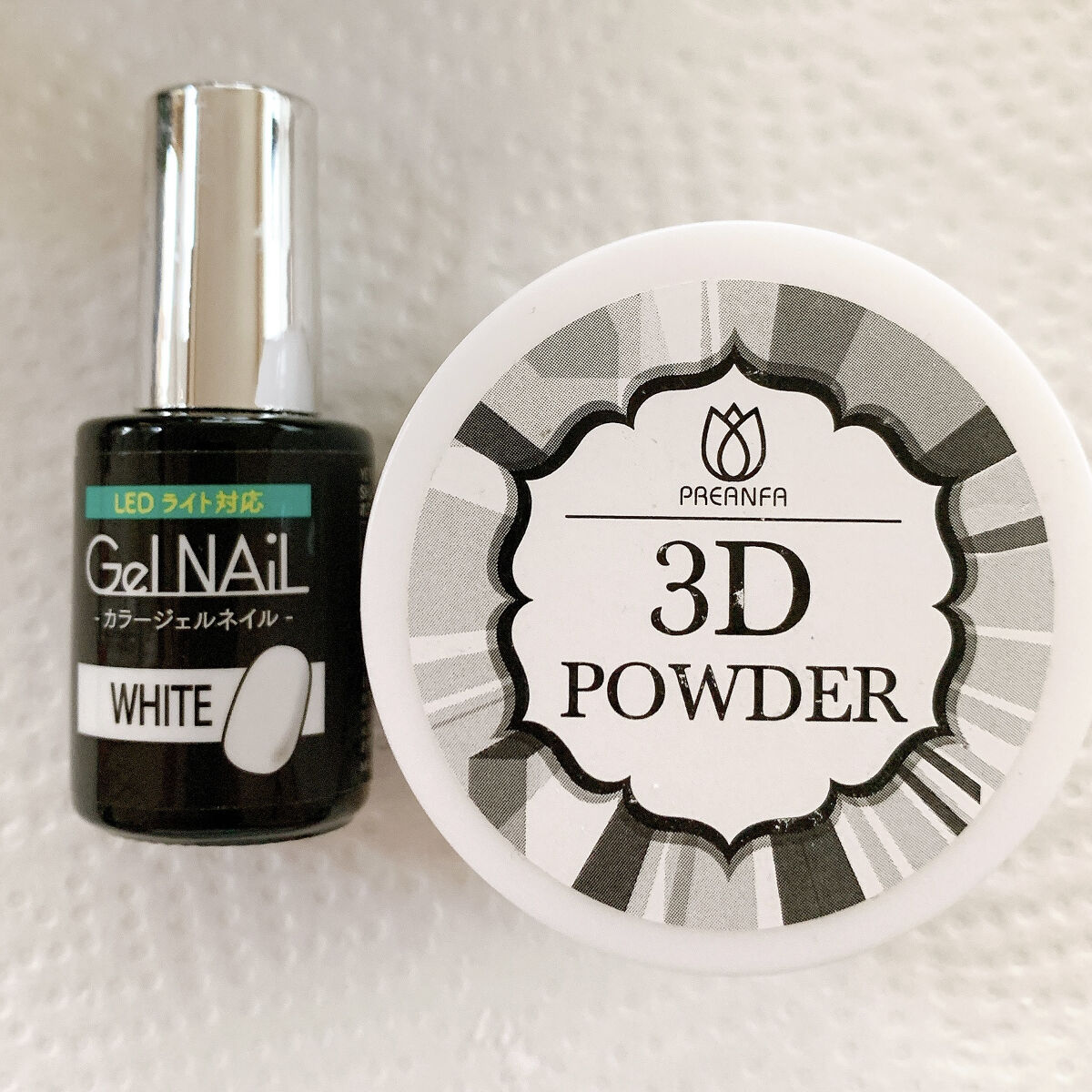 シュガーパウダー/プリジェル/ネイルチップ・パーツを使ったクチコミ（3枚目）