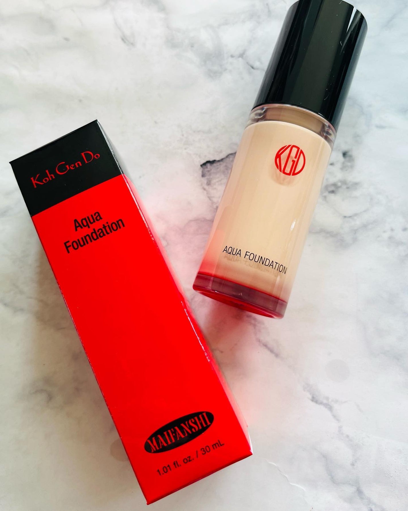 マイファンスィー アクアファンデーション/Koh Gen Do/リキッドファンデーションを使ったクチコミ(5枚目)