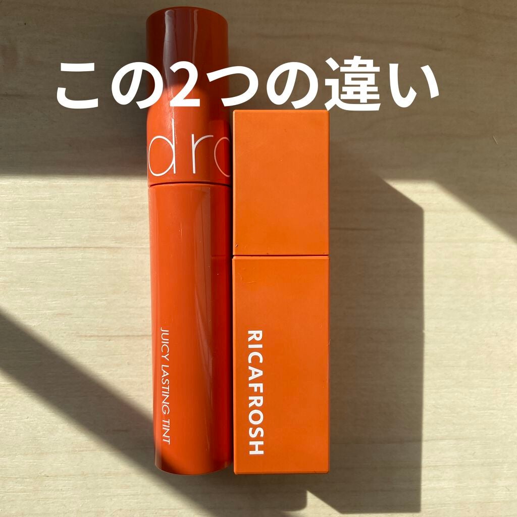 ジューシーラスティングティント/rom&nd/リップティントを使ったクチコミ(1枚目)