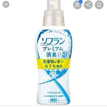 ソフラン プレミアム消臭 洗濯物が多いおうち専用のクチコミ「いつもの青いやつだと思ったら違う商品でした。間違えたー！
アクアジャスミンって見えなかったよー.....」（1枚目）