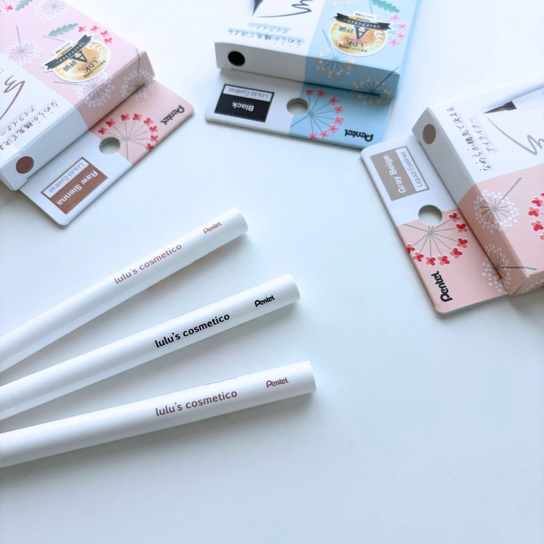 リキッドアイライナー グレーベージュ/ルルズコスメティコ/リキッドアイライナーを使ったクチコミ（1枚目）