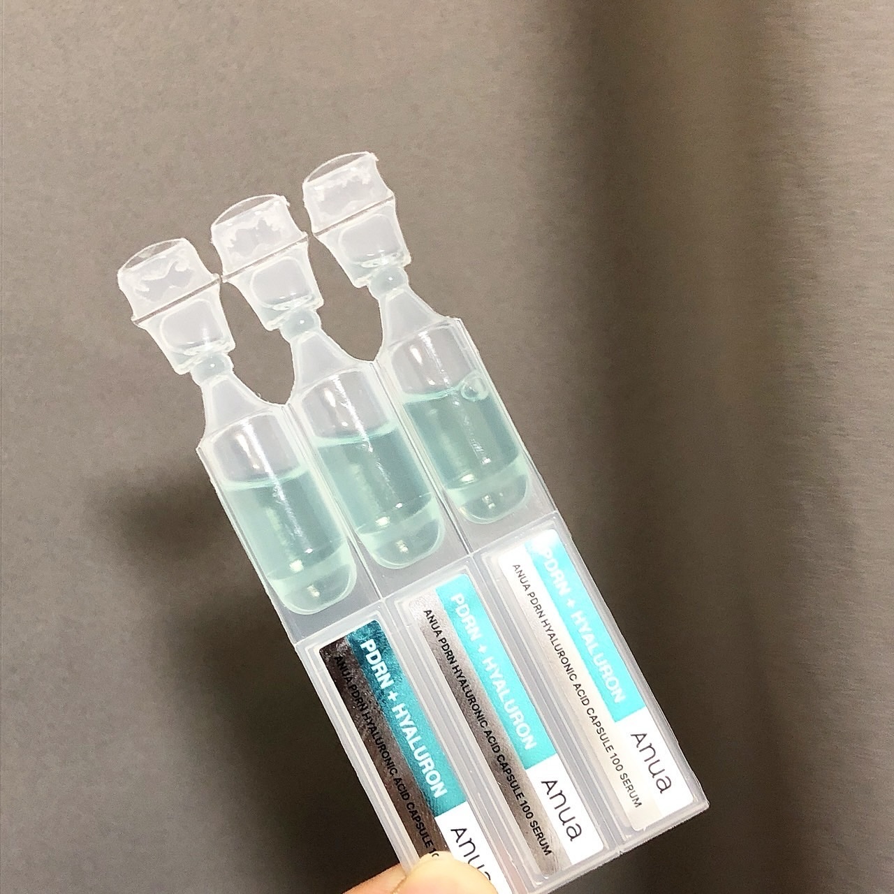 PDRNヒアルロン酸カプセル100セラム/Anua/美容液を使ったクチコミ（1枚目）