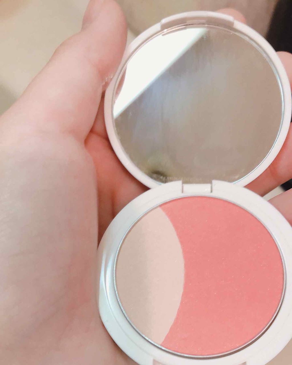 チムたん チーク&ハイライター/カリプソ/パウダーチークを使ったクチコミ(1枚目)