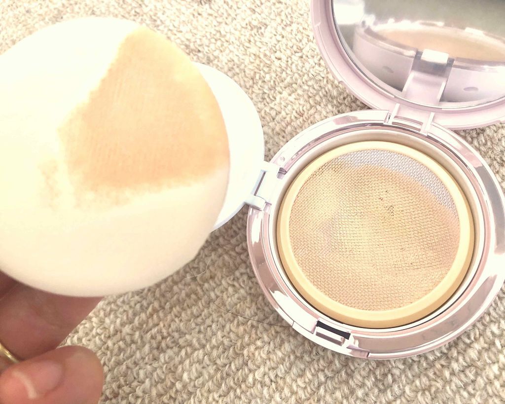 テンションパクト インテンスモイスチャー/MISSHA/クッションファンデーションを使ったクチコミ（2枚目）