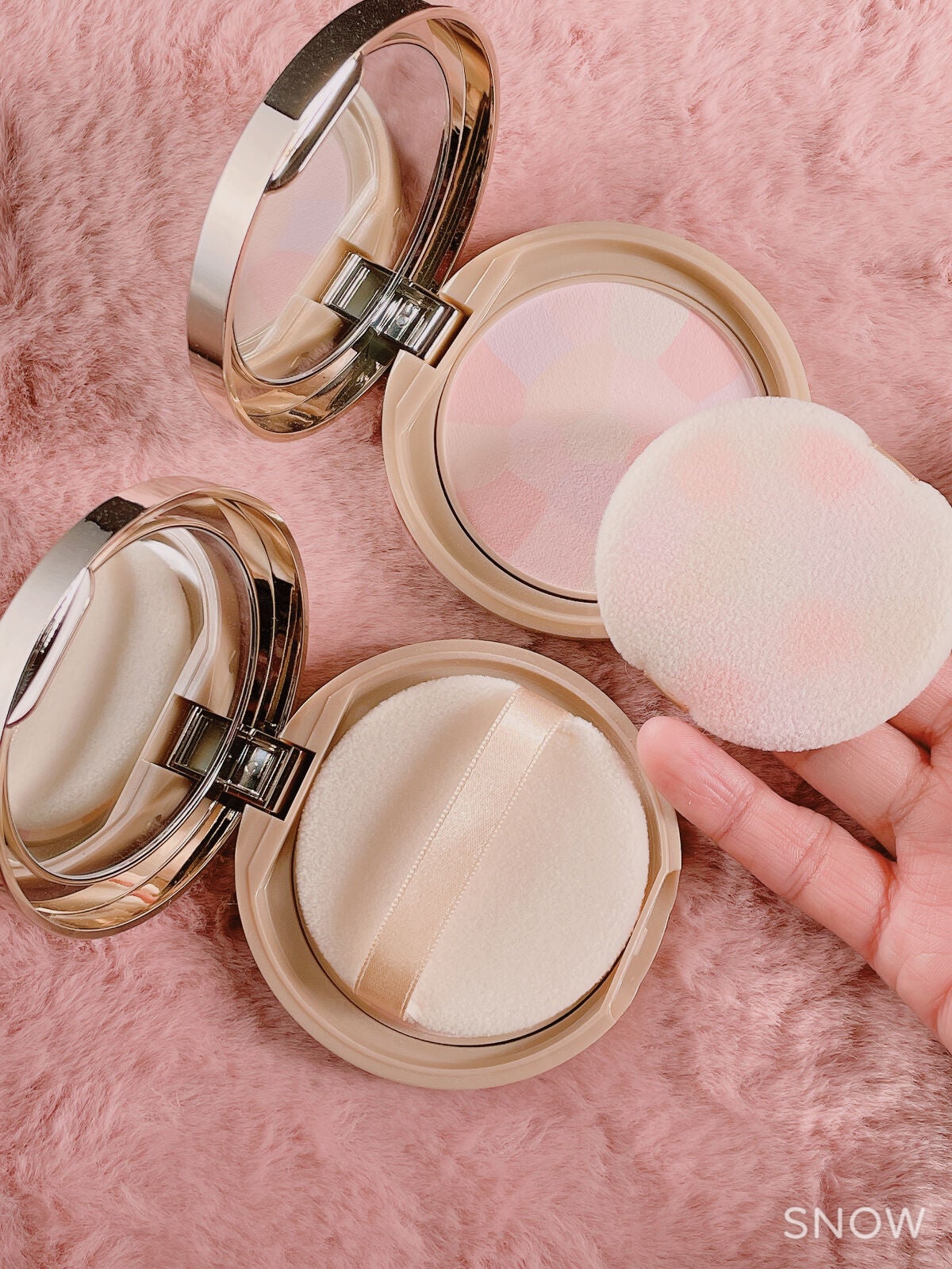 マシュマロフィニッシュパウダー ~Abloom~/キャンメイク/プレストパウダーを使ったクチコミ(4枚目)