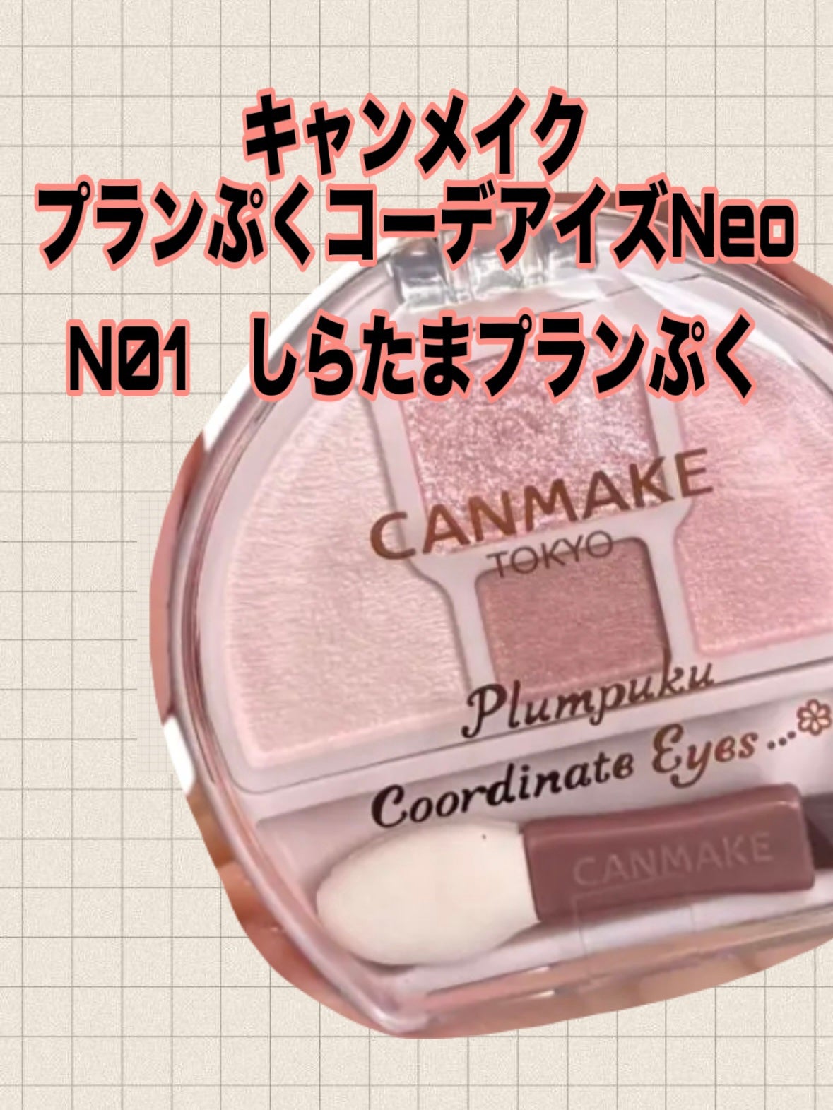 プランぷくコーデアイズNeo/キャンメイク/アイシャドウを使ったクチコミ(1枚目)