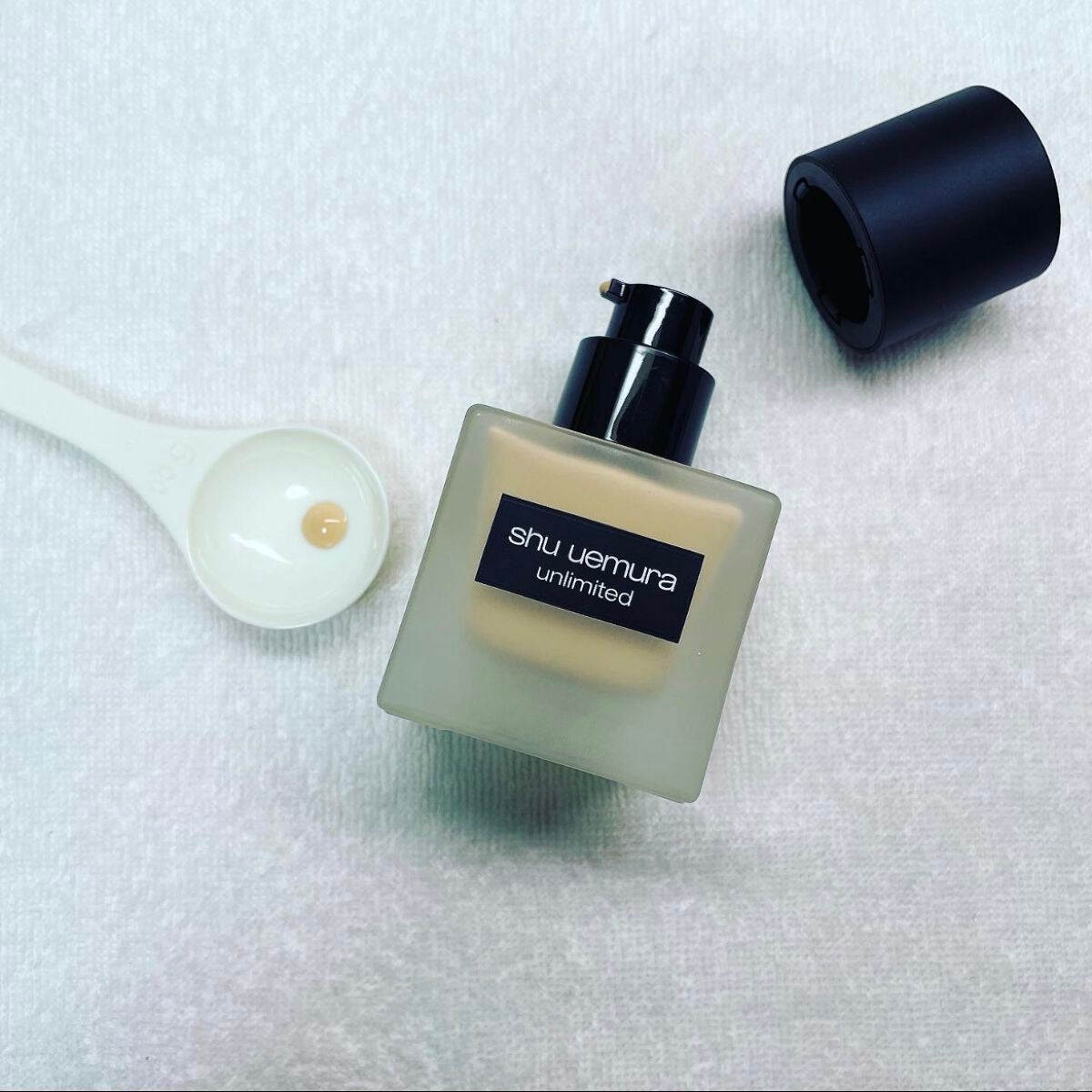 (旧)アンリミテッド ラスティング フルイド/shu uemura/リキッドファンデーションを使ったクチコミ(3枚目)