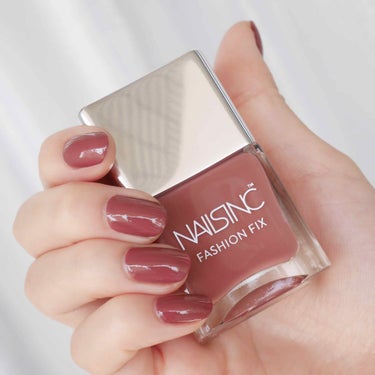 nails inc. ファッションフィックスネイルポリッシュのクチコミ「手順▷
ベースコート→カラー二度塗り→トップコート

商品名▷
ファッションフィックス / ジ.....」（1枚目）