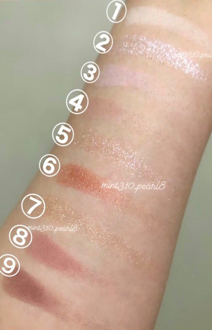 プレイカラーアイズ ≪ミルキーコレクション≫/ETUDE/アイシャドウパレットを使ったクチコミ(3枚目)