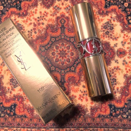 ルージュ ヴォリュプテ シャイン/YVES SAINT LAURENT BEAUTE/口紅を使ったクチコミ(1枚目)
