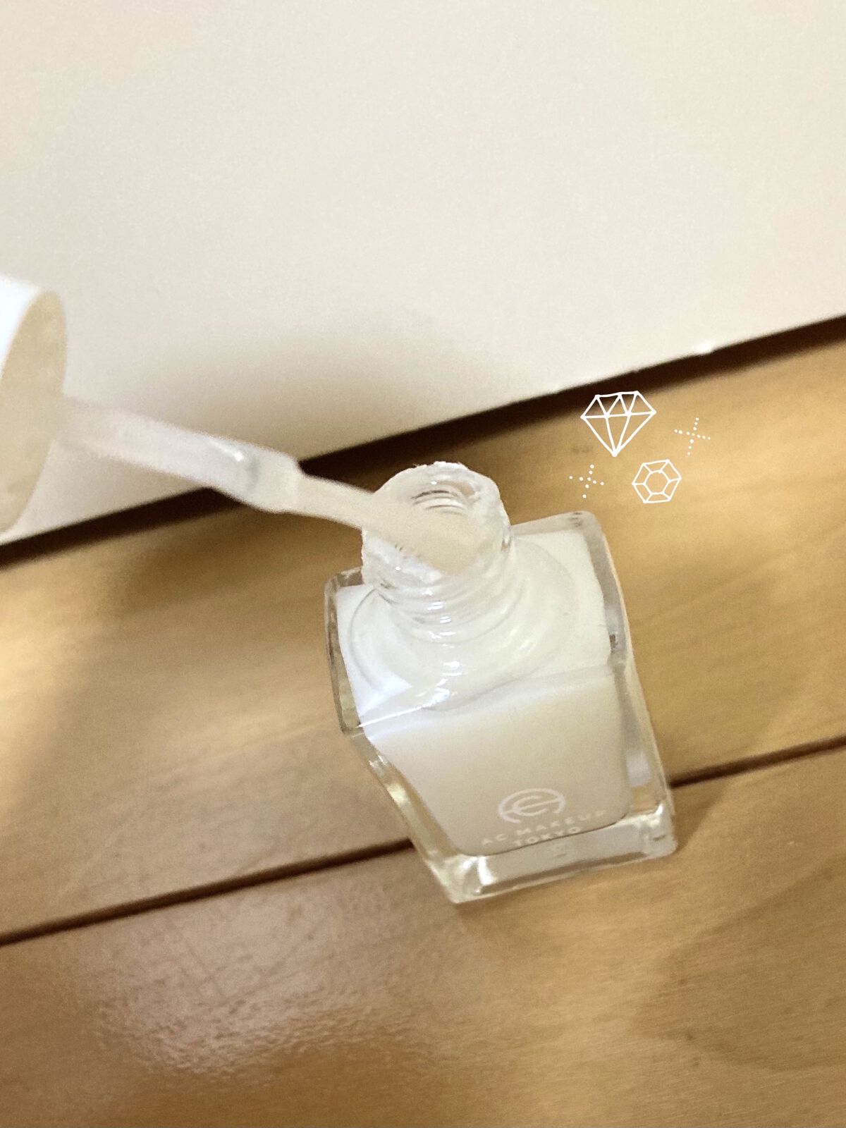 ACサロンネイルプライマー/セリア/ネイルベースコートを使ったクチコミ（2枚目）