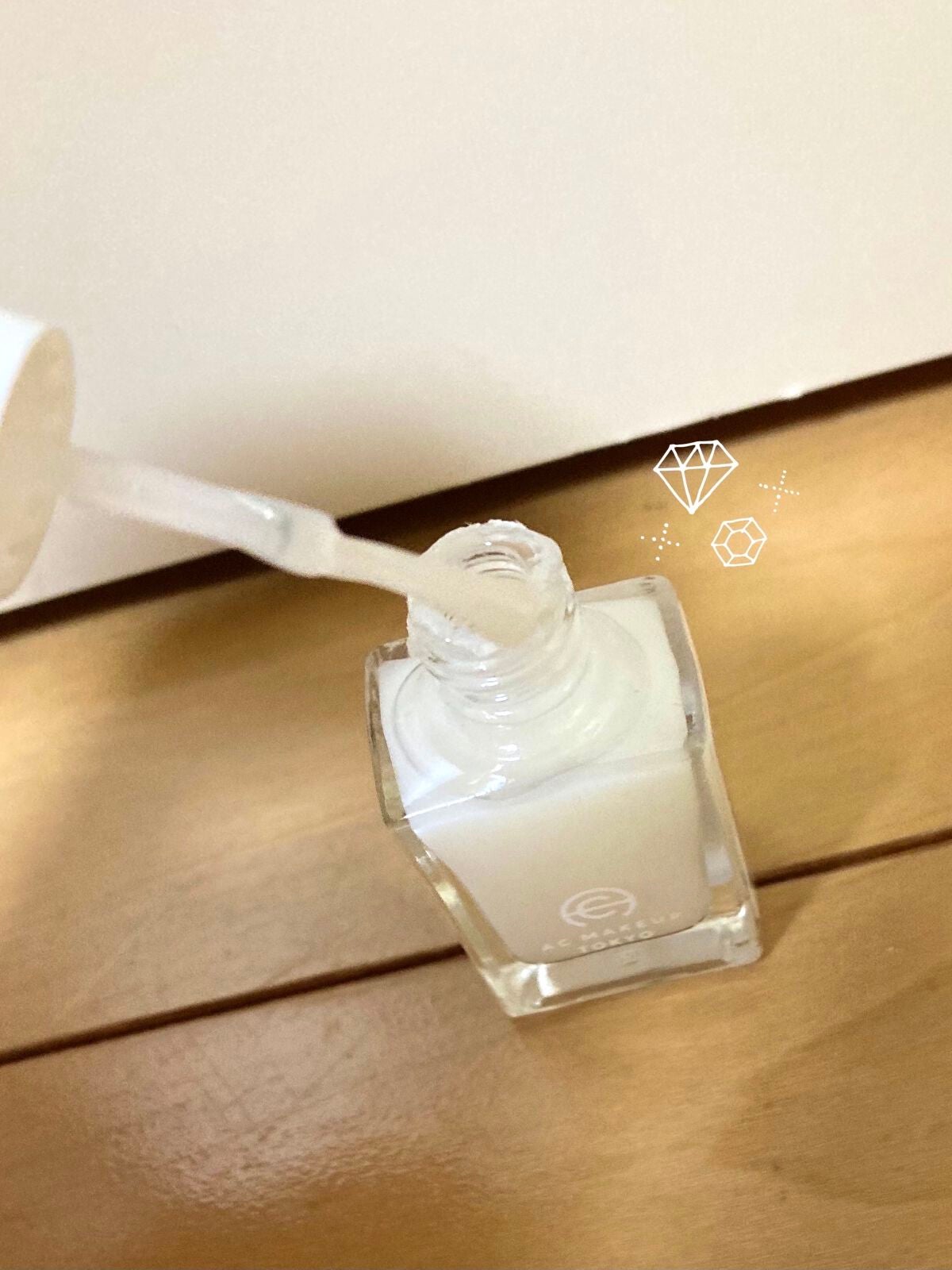 ACサロンネイルプライマー/セリア/ネイルベースコートを使ったクチコミ(2枚目)