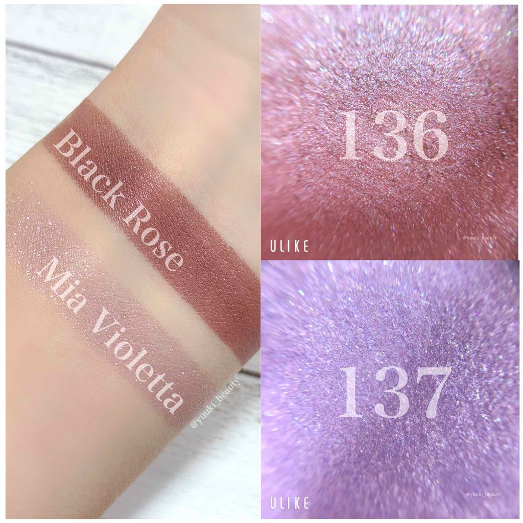 アディクション ザ アイシャドウ 137 Mia Violetta★限定色/ADDICTION/単色アイシャドウを使ったクチコミ（2枚目）